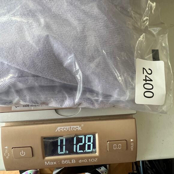 Anthropologie Rambuteau Lavender Purple V Neck Surplus Sweater Shell Medium - Picture 12 of 12